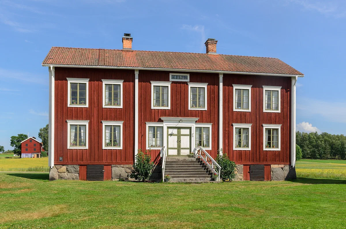 Hälsingegården Ol-Ers i Västeräng, norr om Delsbo.